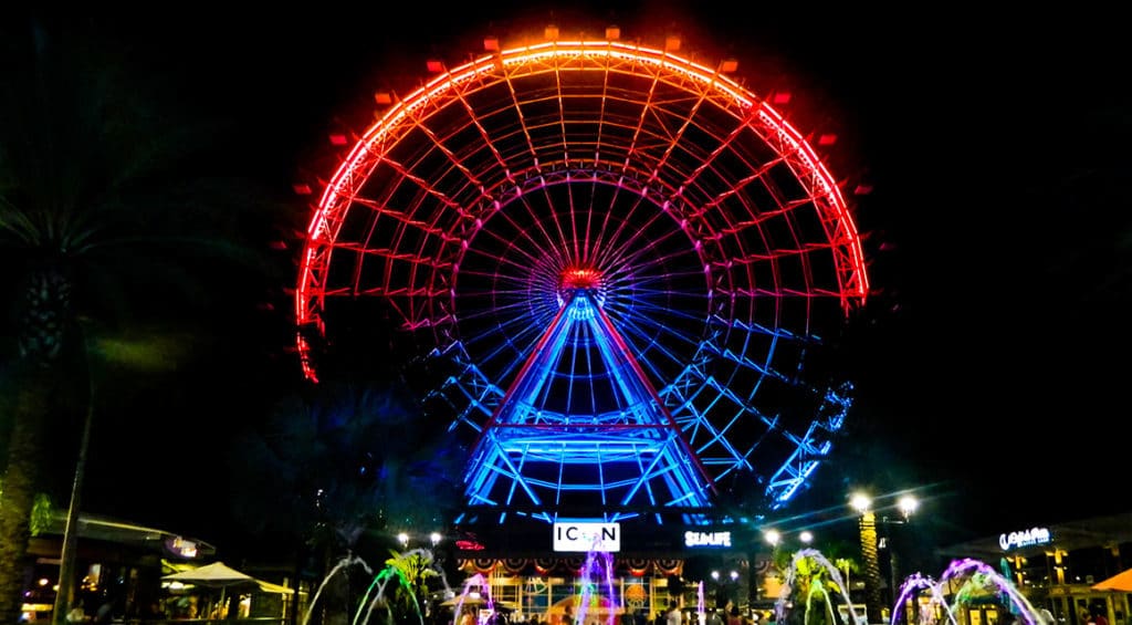 Orlando icon park ferris wheel