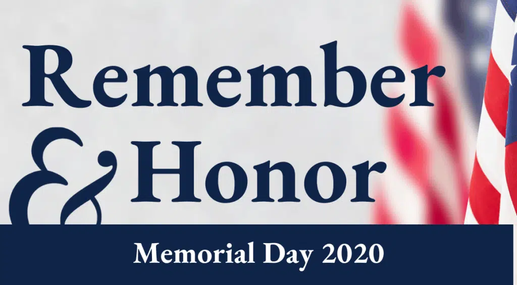 Memorial Day 2020