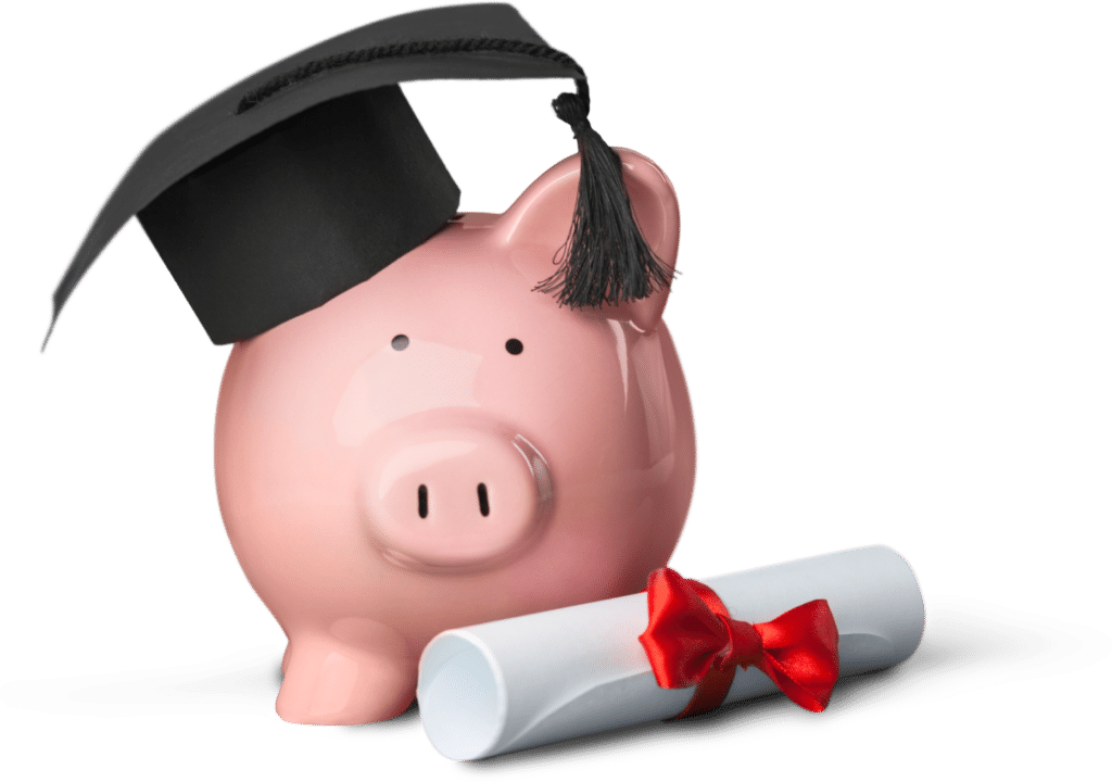 Scholarship piggy bank