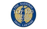 the National Top 100 Trial Lawyers logo