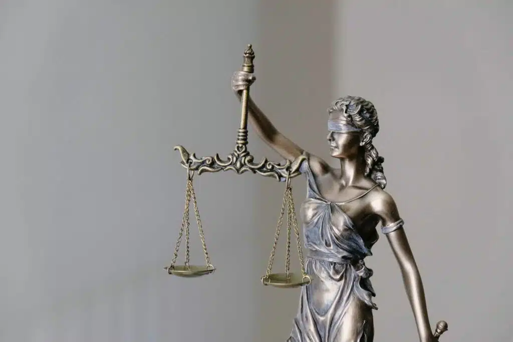 the justice sign