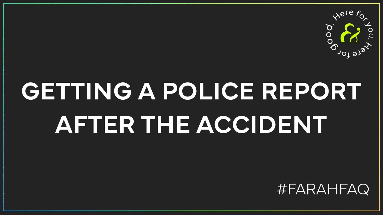 Getting a police report after the accident video thumbnail