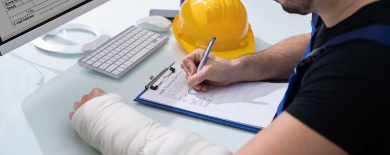 construction workers filing a workers comp claim