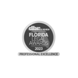 daily business review professional excellence 2023 award logo-black&white