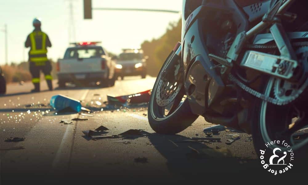 a motorcycle accident involving a motorcyclist (a vulnerable road user) and a car