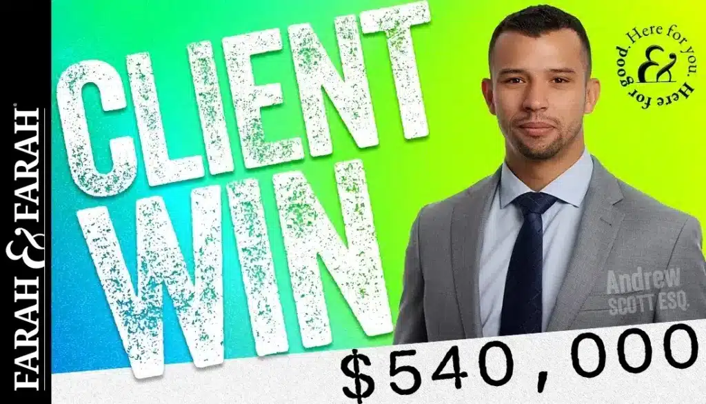 Andrew Scott wins over 540,000 for car accident victims