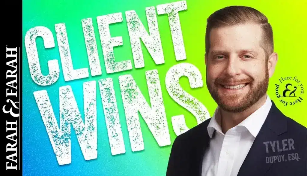 Tyler DupuyWins 1.6 Million Combined for Two Cases
