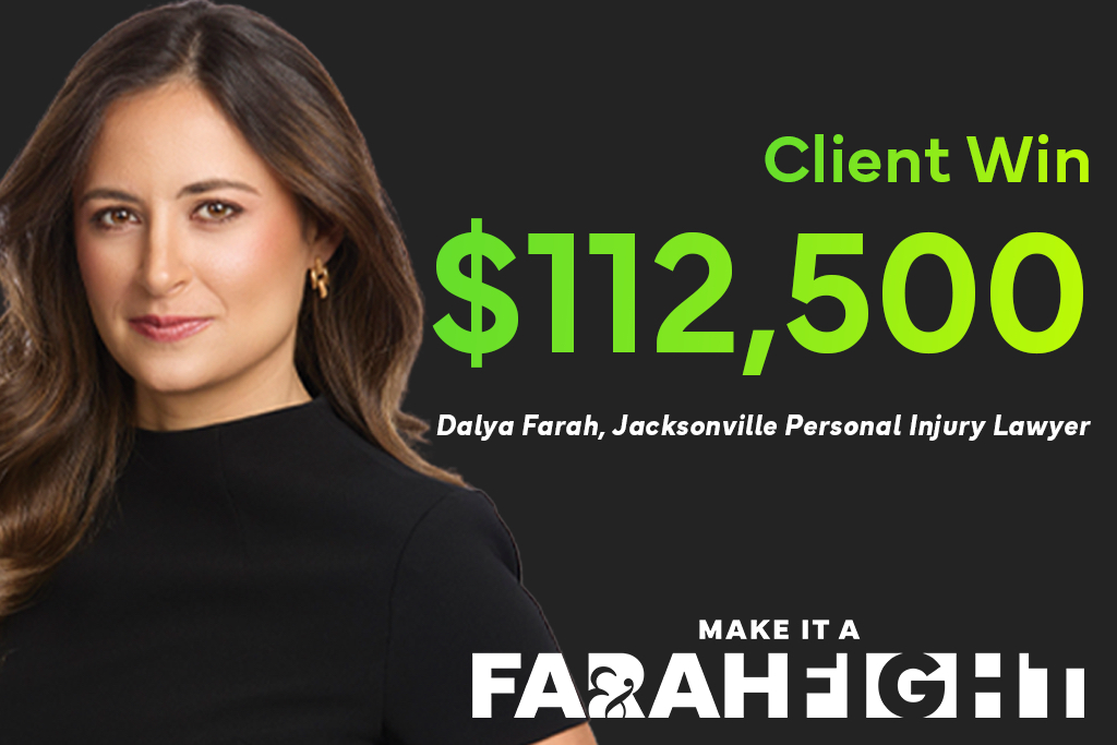 Dalya Farah and truck accident team win delivery truck accident case for accident victim