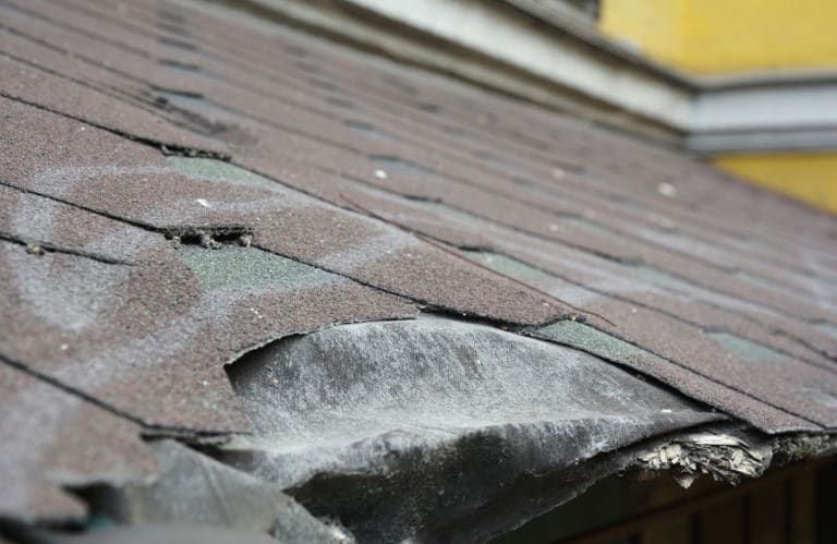 Damaged Roof of a House