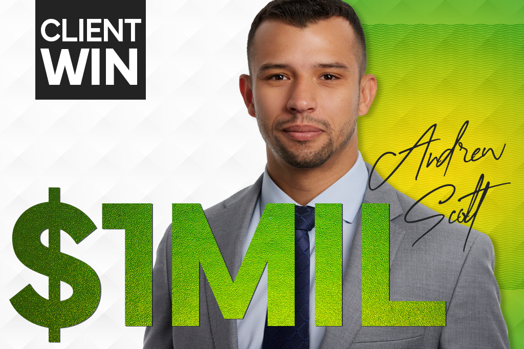 client win in slip-and-fall case with personal injury attorney Andrew Scott