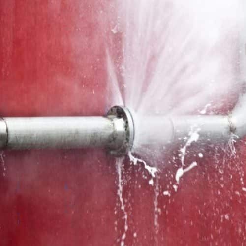 Damaged Water Pipe due to Burst