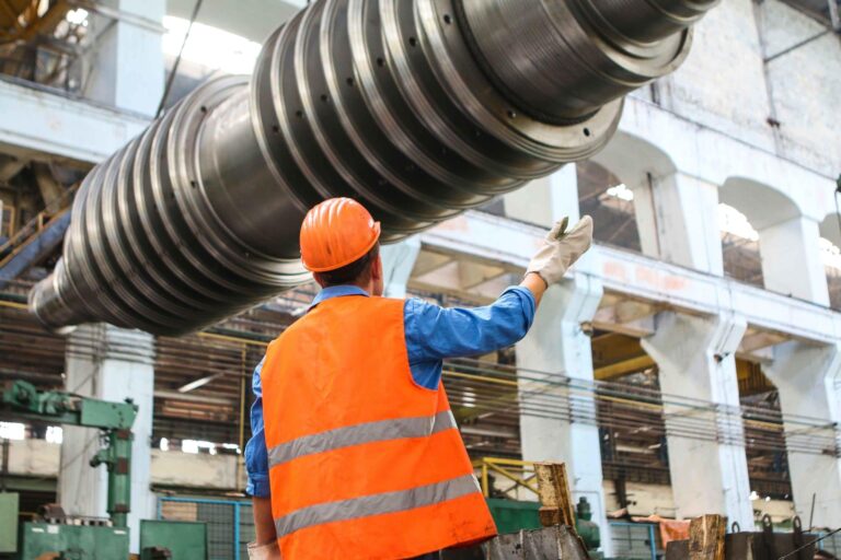 an engineer in a construction site