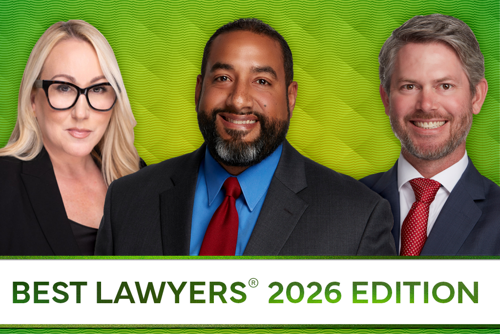 Farah & Farah attorneys David Thompson, Tiffany Faddis, and Ryan Thompson have earned national recognition as Best Lawyers in 2026