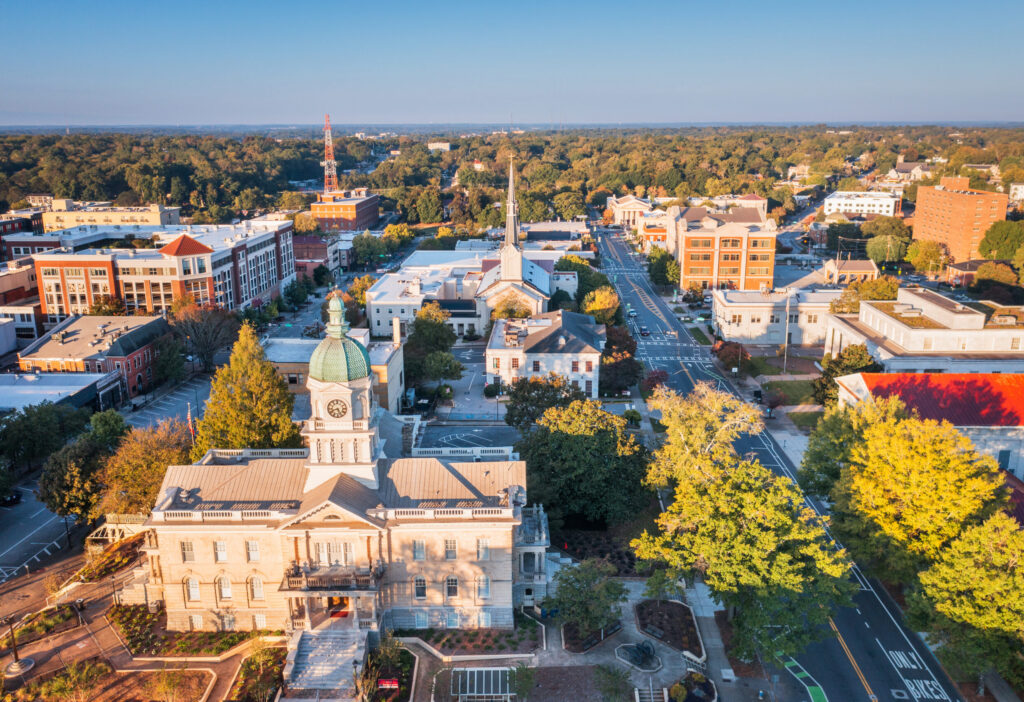 Athens georgia city view