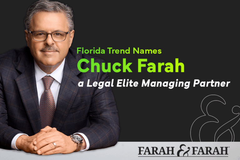 Chuck Farah Recognized in Florida Trend’s “Legal Elite Notables” for Managing Partners