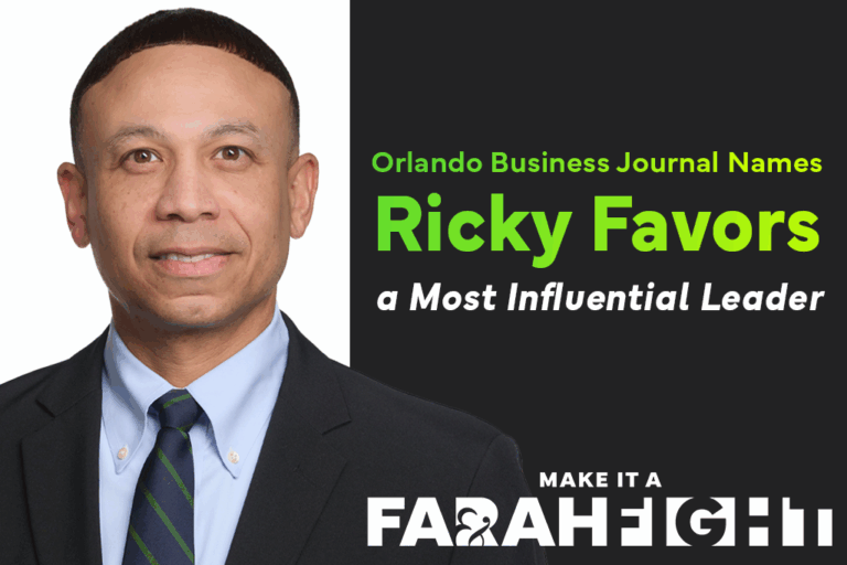 Ricky Favors awarded Most Influential Leader in Orlando by Orlando Business Journal