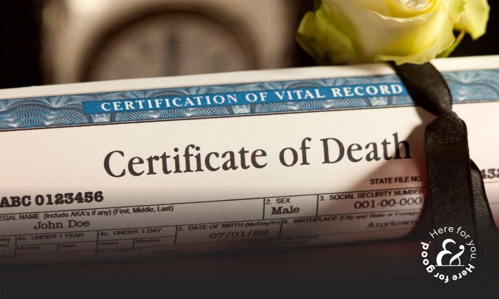 Death certificate