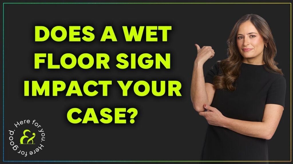 Does A Wet Floor Sign Mean You Have No Case video thumbnail