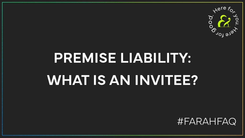 In Premise Liability Law, What Is An Invitee video thumbnail