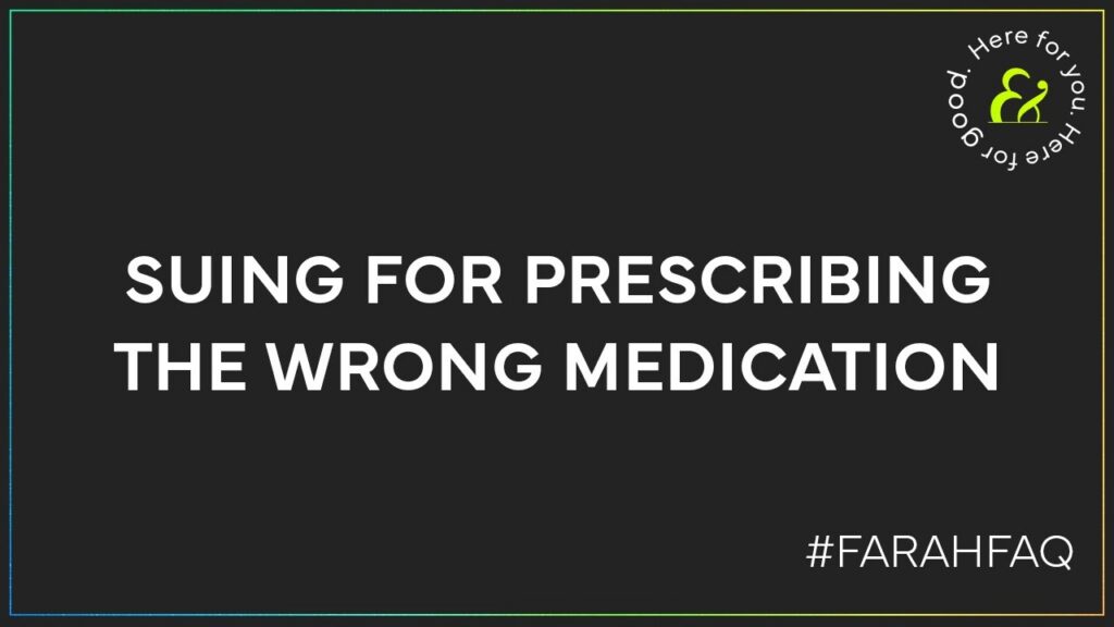 Can I Sue A Doctor Or Pharmacy For Prescribing The Wrong Medication video thumbnail