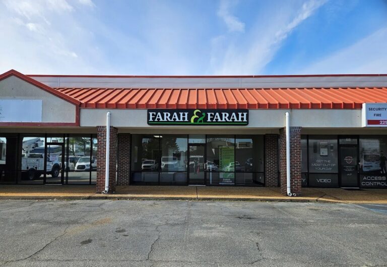 Exterior view of Farah & Farah's Albany, GA office