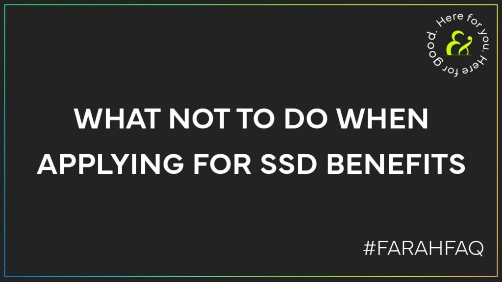 What Not To Do When Applying For Social Security Disability Benefits video thumbnail