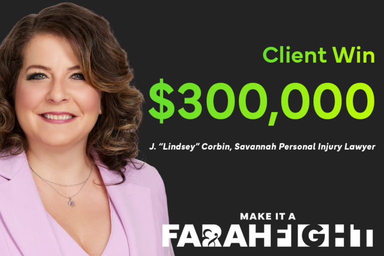 Georgia car accident lawyer Lindsey Corbin wins for veteran injured in a car accident
