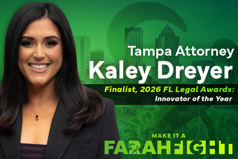 Tampa personal injury attorney Kaley Dreyer finalist for 2026 Florida Legal Awards Innovator of the Year
