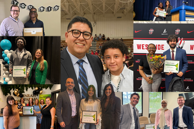 collage of the winners of Farah & Farah's Empowering Greatness Scholarship in both Florida and Georgia