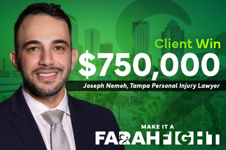 personal injury attorney joseph nemeh $750,000 win after rear-end car accident
