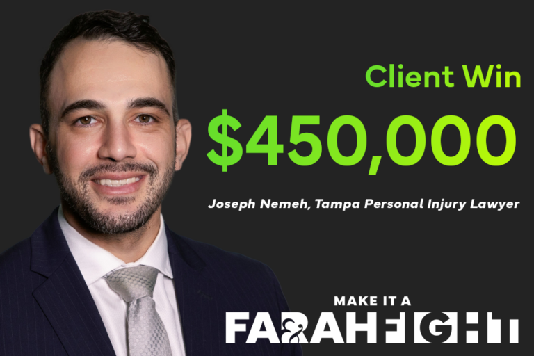 truck accident attorney Joseph Nemeh $450,000 win for accident victim
