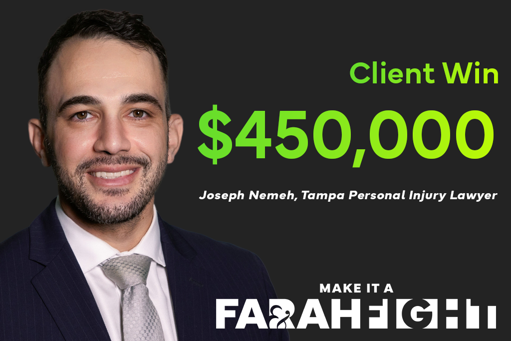 truck accident attorney Joseph Nemeh $450,000 win for accident victim