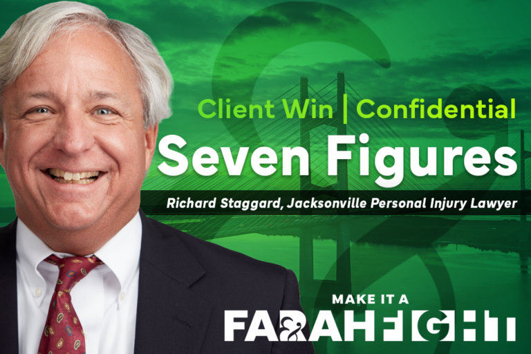 Jacksonville Personal Injury Attorney Rick Staggard wins seven-figure settlement for client