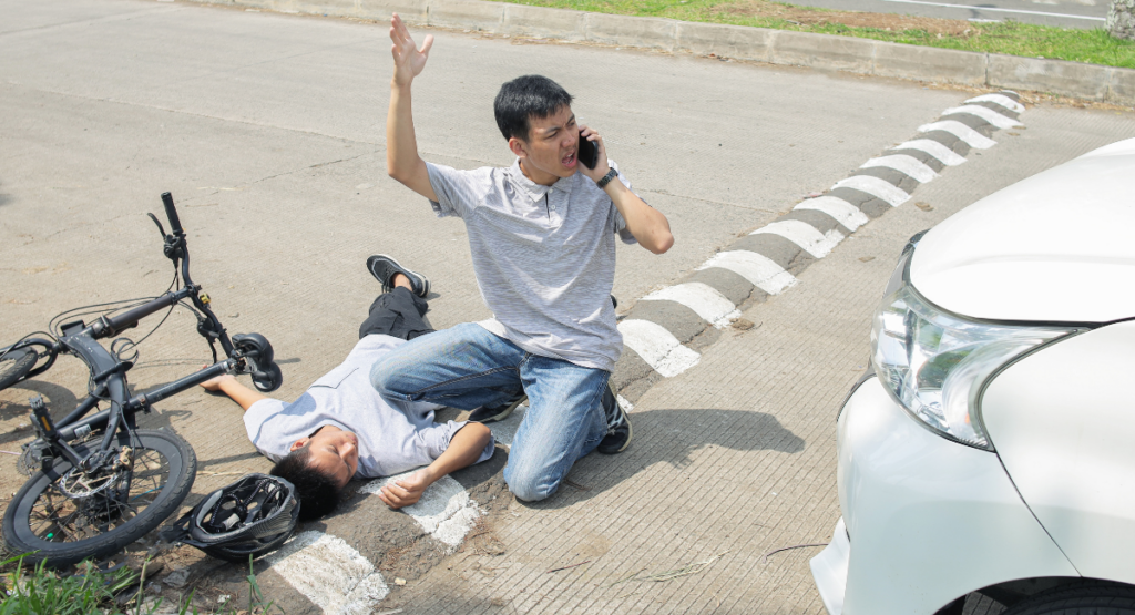 injured person involved in a car accident
