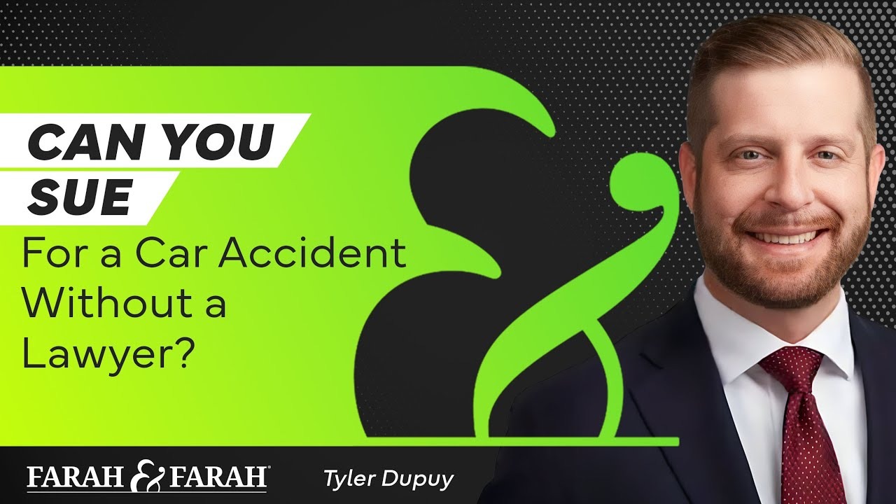 Can you sue for a car accident without a lawyer video thumbnail